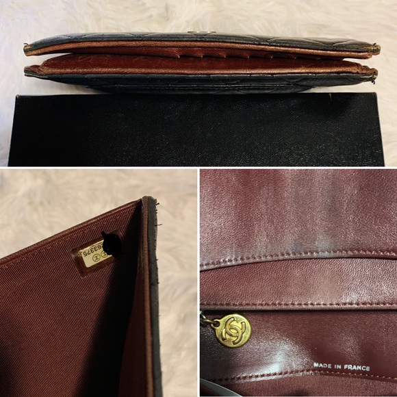 🖤Chanel CC Matelasse Bifold Long Wallet 𝑊𝑂𝐶🌸 - Picture 2 of 8